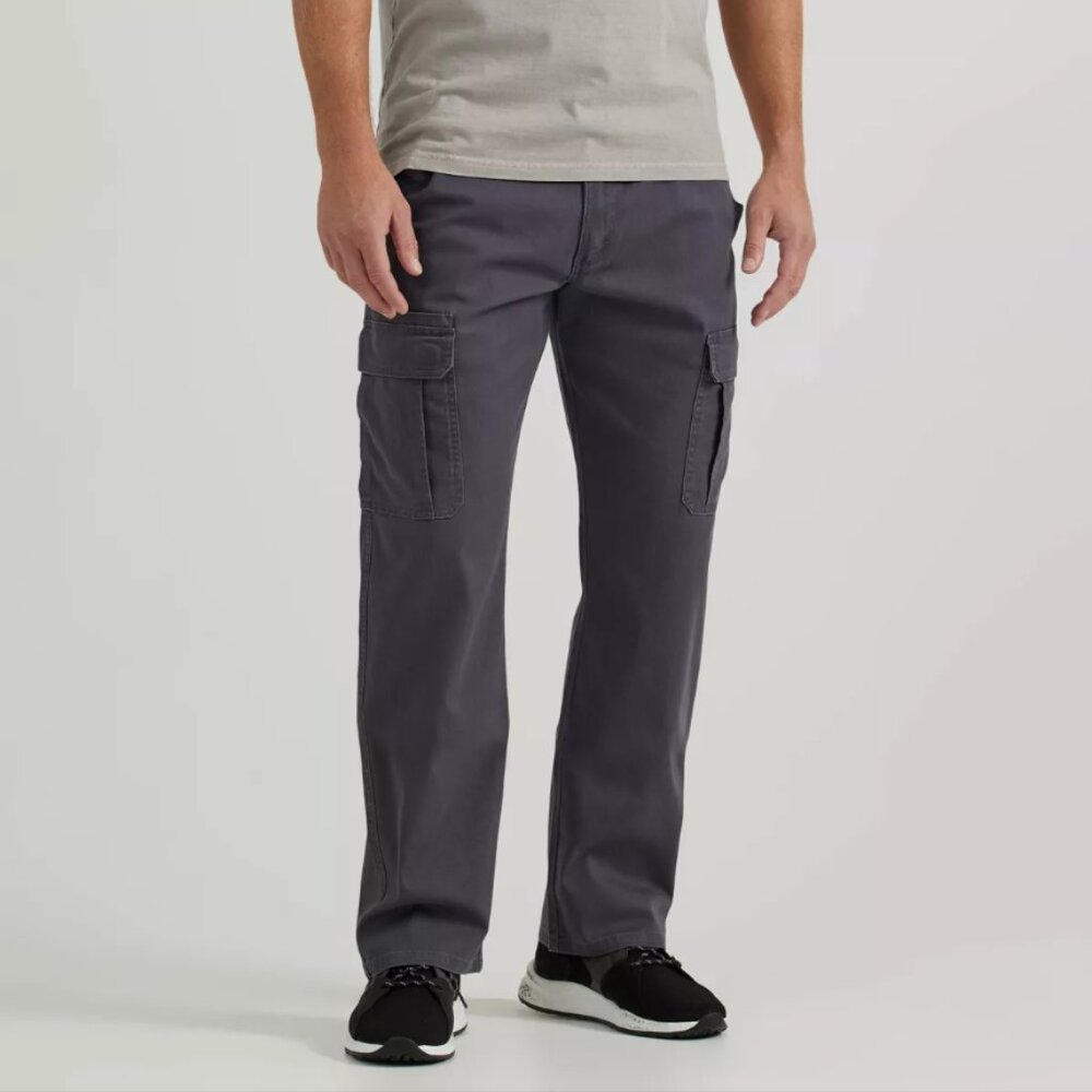 NWT Wrangler Men's 32X32 Anthracite ATG Aspen Cargo Pants 2-Way Stretch Outdoor